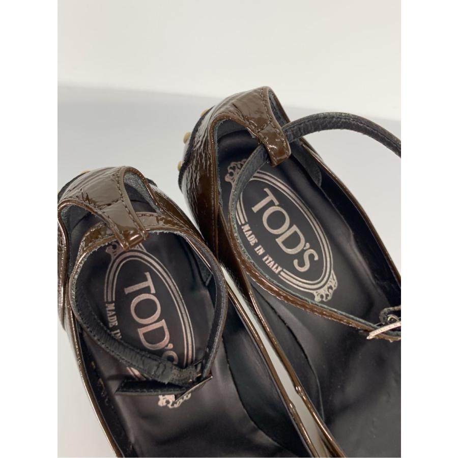 TOD'S トッズ パンプス ストラップ パテントレザー 34.5
