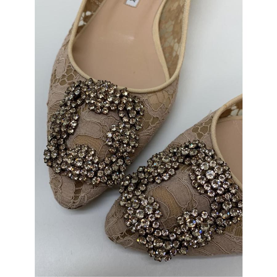 マノロブラニク ハンギシ 36.5 　未使用 マノロブラニクハンギシフラットレース36.5