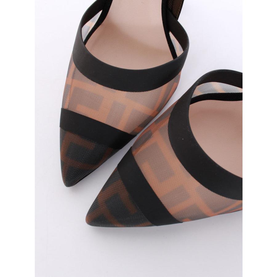 フェンディ サンダル コリブリ ズッカ柄 メッシュ 38 : ブランド