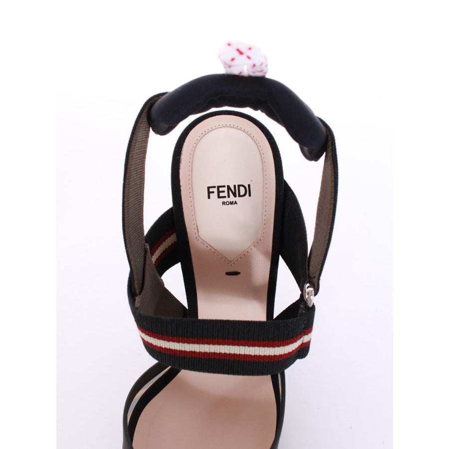 フェンディ サンダル コリブリ ズッカ柄 メッシュ 38 : ブランド