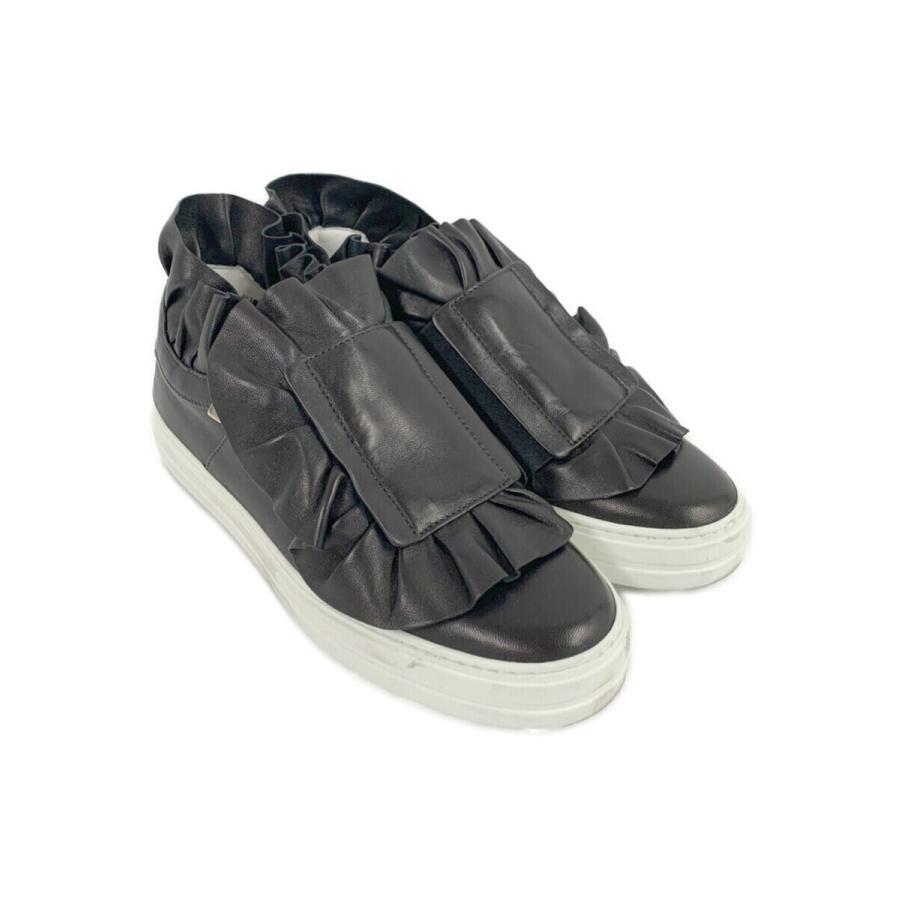 ロジェヴィヴィエ スニーカー レザー フリルデザイン 35.5