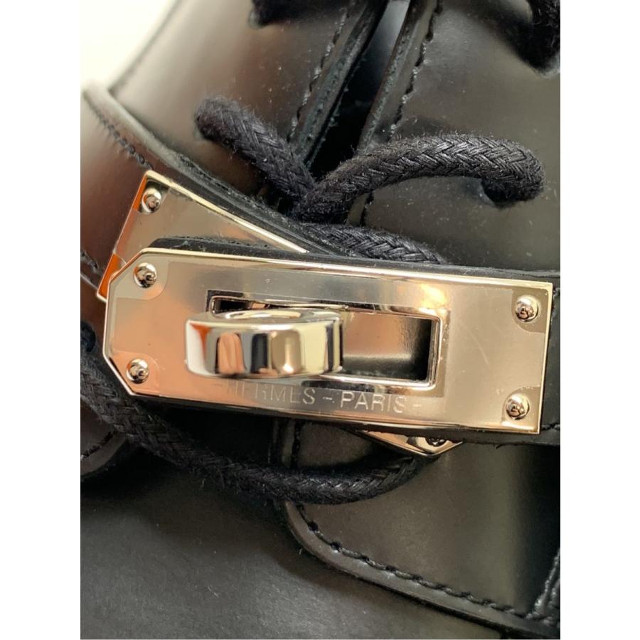 HERMES エルメス ローファー ケリーバックル オックスフォードシューズ 