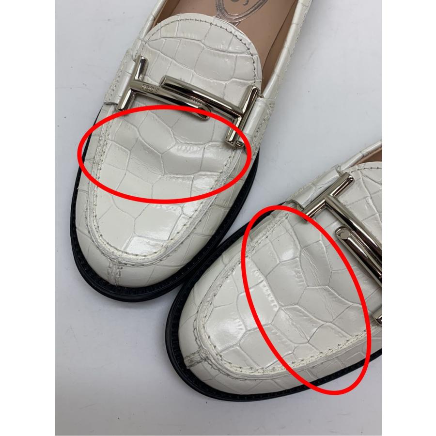 TOD'S（トッズ） ローファー ダブルT 型押し 35 : ブランドショップ