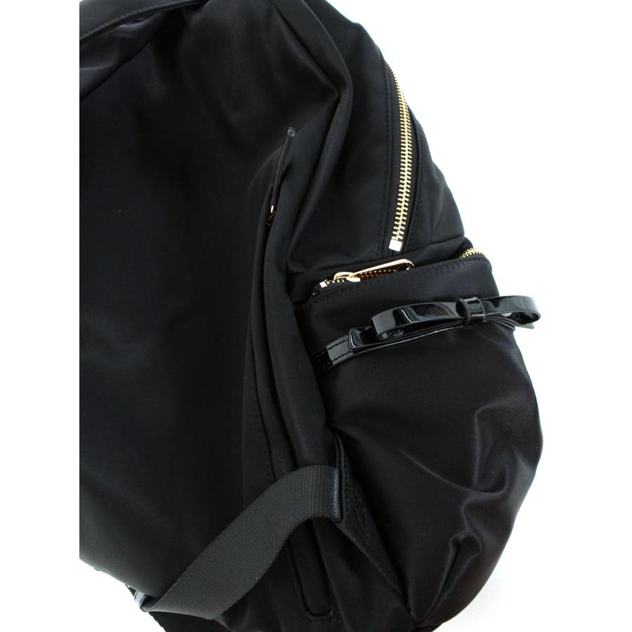 トッカ バッグ リュック バッグパック TOCCA リボン ブラック A4サイズ対応・PCポケット付き】SIDE RIBBON BACKPACK バックパック