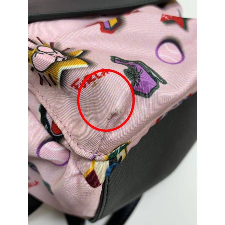 FURLA（フルラ） バックパック リュック FAVOLA Mini backpack 総柄