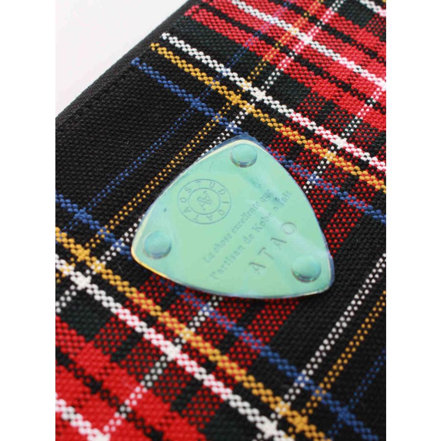 ATAO アタオ ポーチ ブーブー ロイヤルスチュワート チェック  