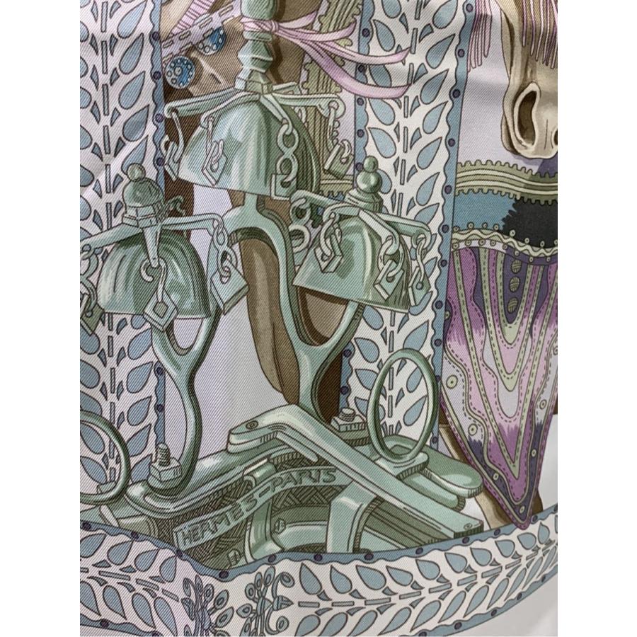 HERMES エルメス スカーフ カレ90 LA DANCE DU CHEVAL MARWARI HERMES エルメス スカーフ カレ90 LA DANCE DU CHEVAL MARWARI