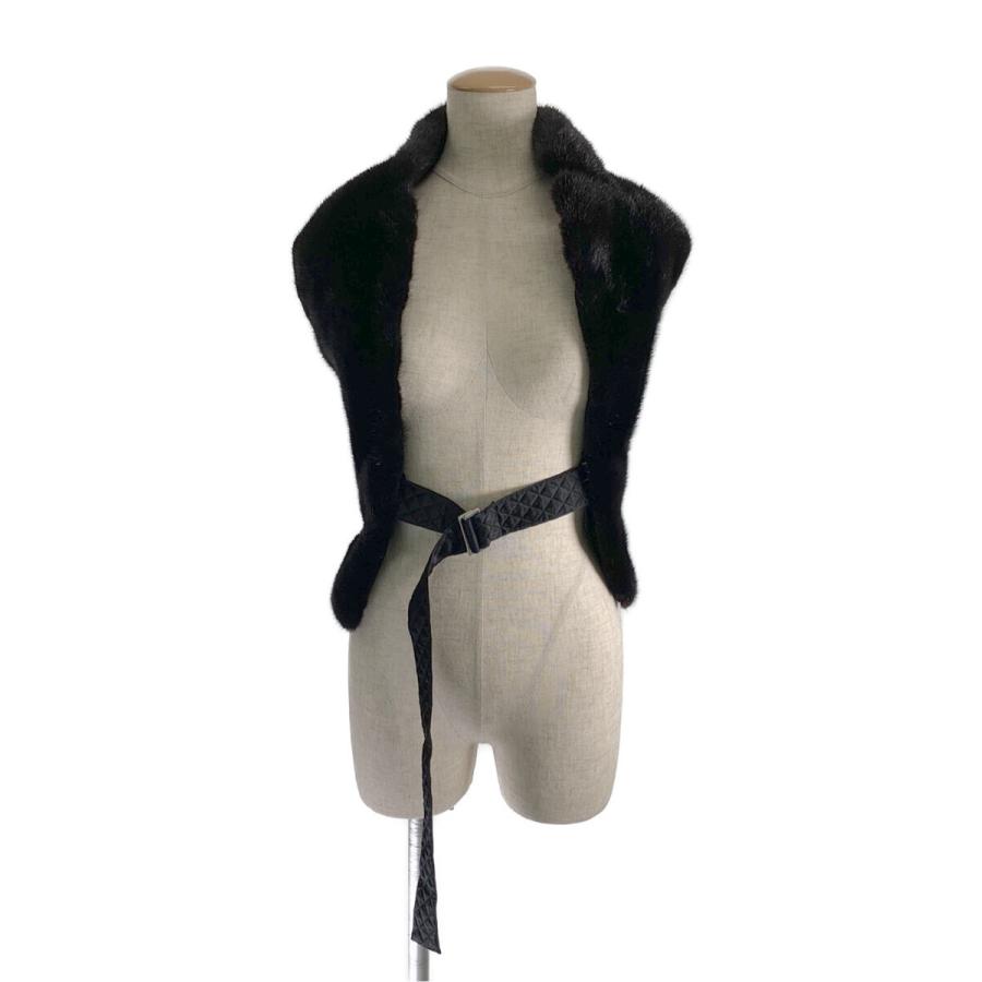 フォクシーブティック マフラー ミンク カシミア ベルト付き SP品 F  