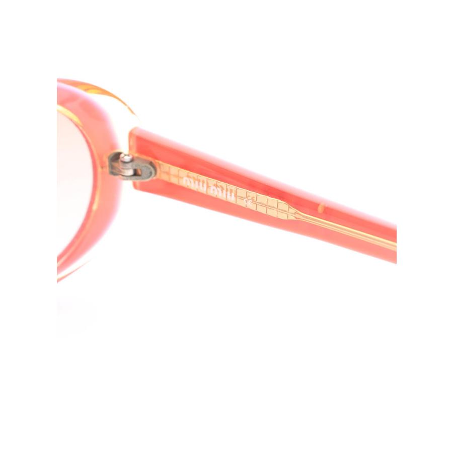 MIU MIU ミュウミュウ サングラス ラインストーン ピンク ブラウン miu miu（ミュウミュウ） サングラス プラスチック/ラインストーン