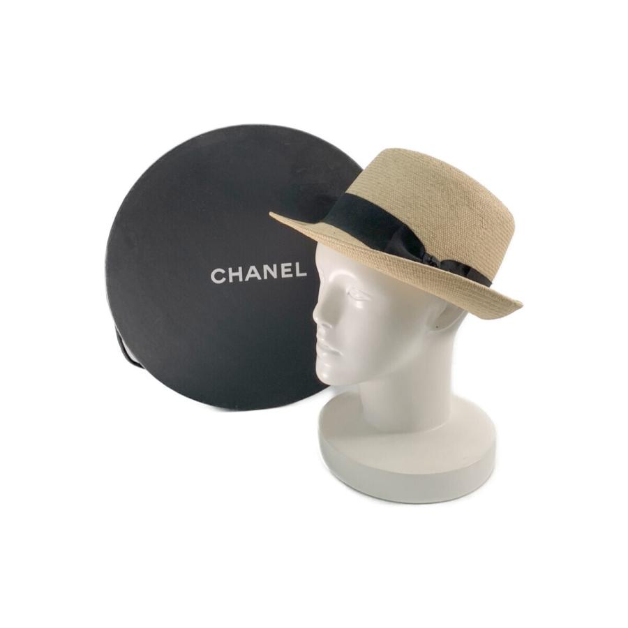 CHANEL（シャネル） 麦わら帽子 ストローハット M : ブランドショップ