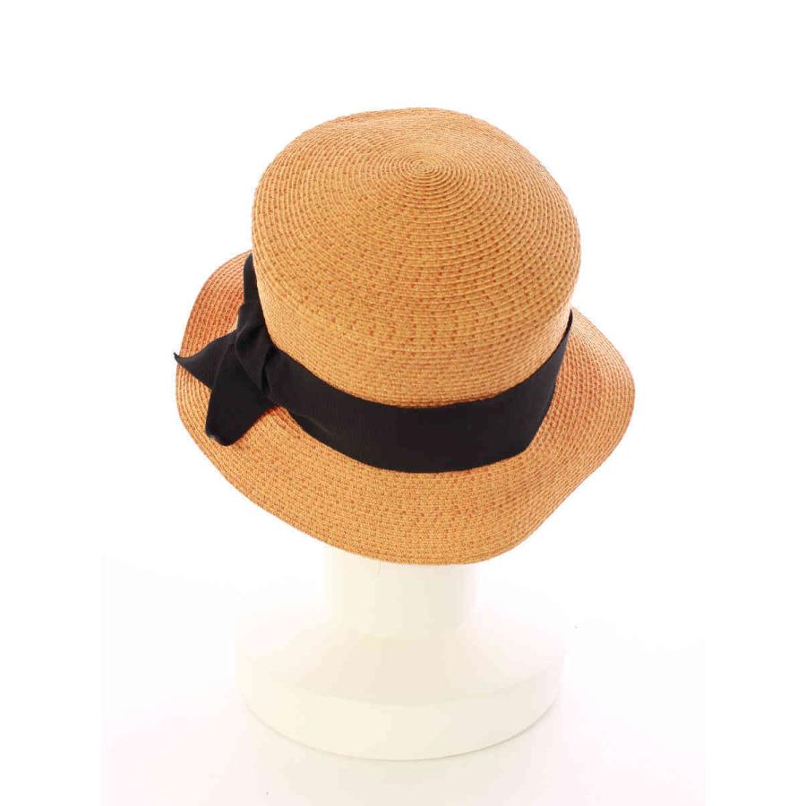 【FOXEY 美品 箱付き】FOXEYリボンストローハット❤︎ 黒 FOXEY BOUTIQUE フォクシー ブティック リボン ストローハット