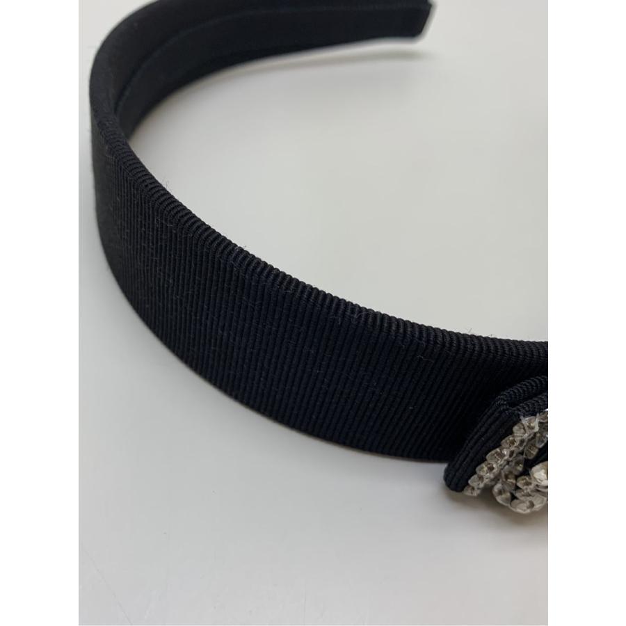 【美品】フェラガモ　クリスタル　ストーン　カチューシャ FERRAGAMO サルヴァトーレフェラガモ カチューシャ ヴァラ