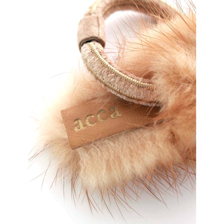 美品！アッカ ヘアゴム アッカ ヘアバンド ミンクファー ヘアゴム acca