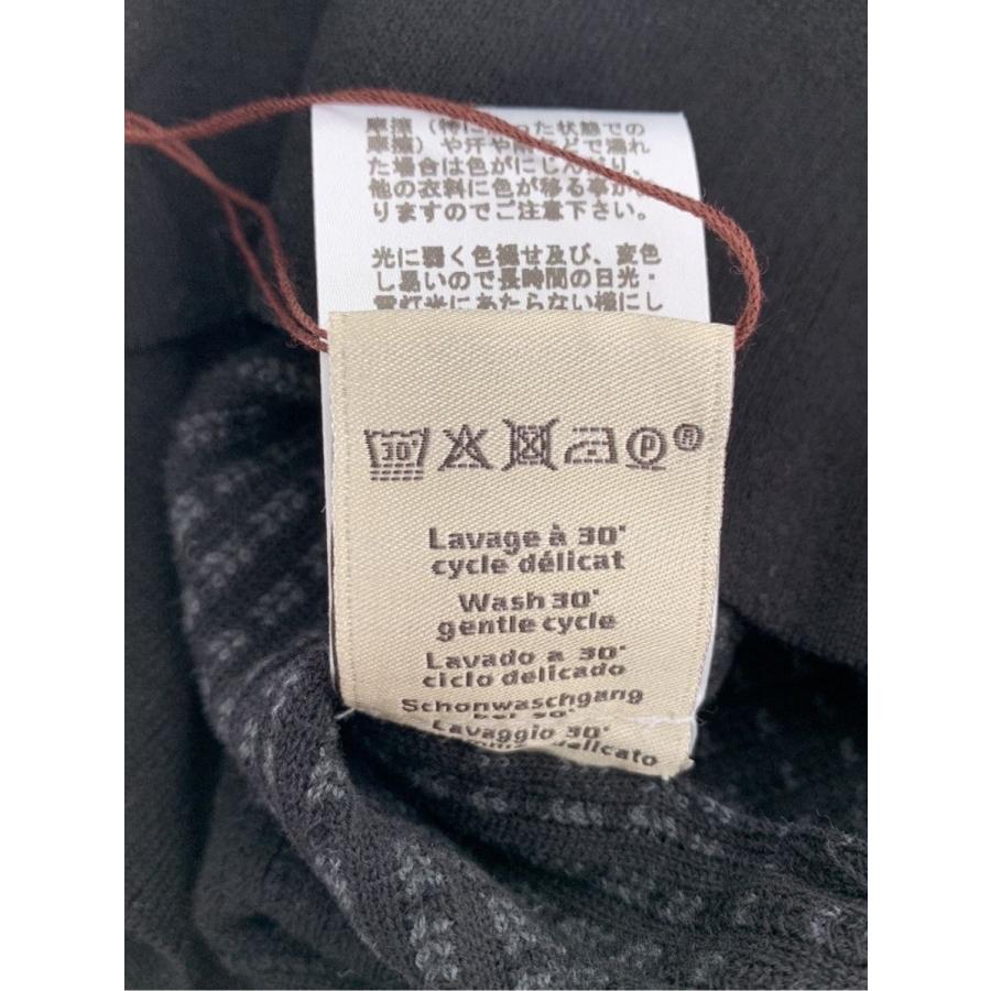 HERMES エルメス ニット セーター リブ クルーネック 総柄 半袖 HERMES エルメス ニット セーター リブ クルーネック 総柄 半袖