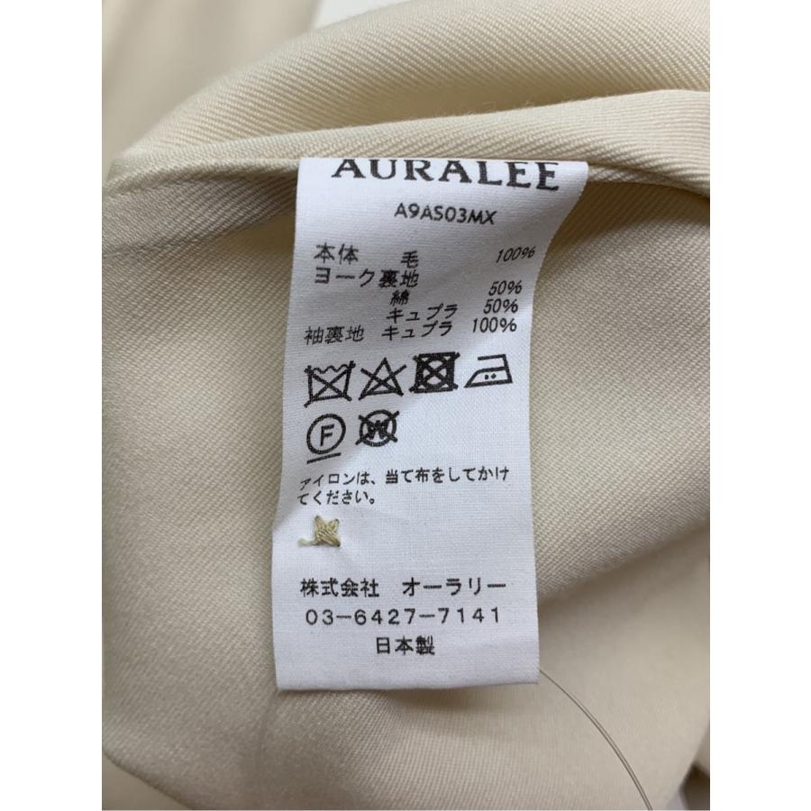 オーラリー シャツ A9AS03MX WOOL MAX GABARDINE SHIRTS ウール
