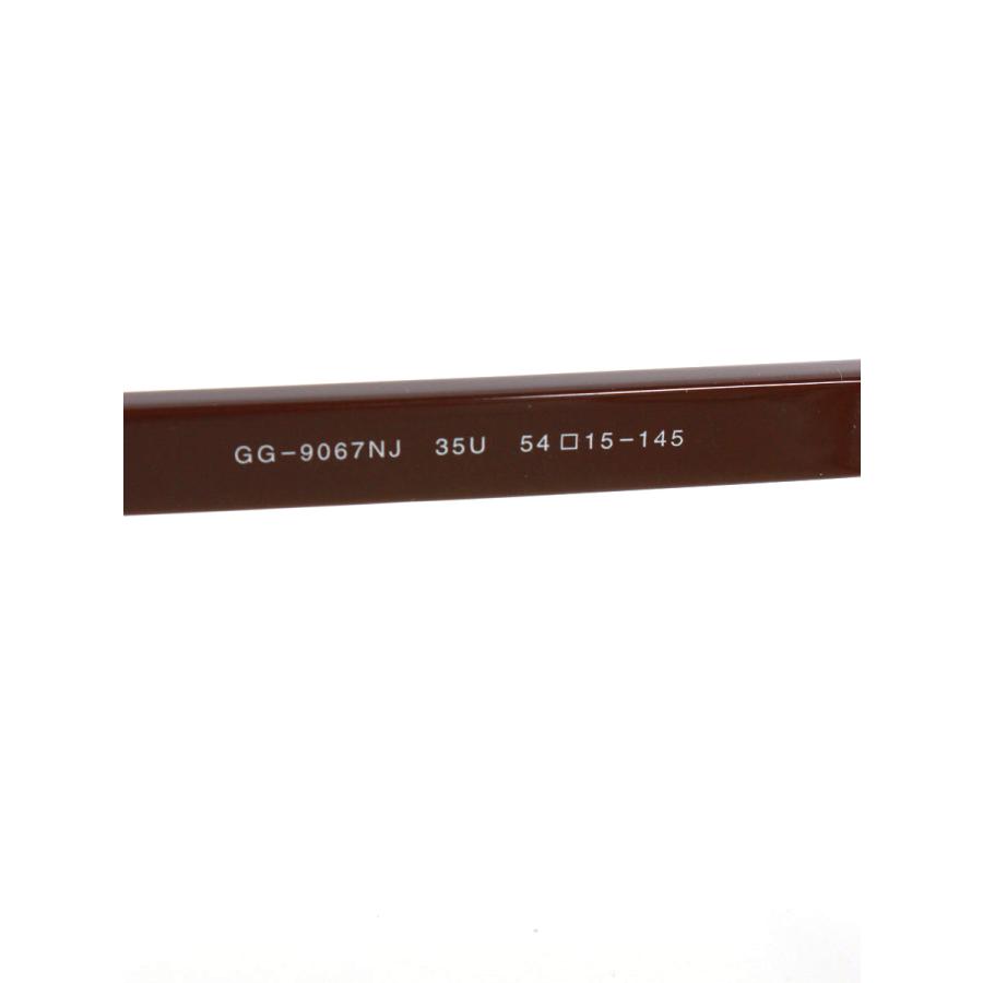 グッチ インターロッキングG べっ甲柄 アイウェア シェリーライン GG-9068NJ C5A ユニセックス ブラウン GUCCI 【中古】 【アパレル・小物】 GUCCI（グッチ） サングラス スクエア シェリーライン GG-9067NJ