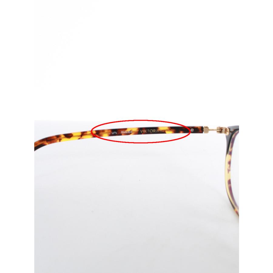 VIKTOR&ROLF（ヴィクター＆ロルフ） メガネ ウエリントン べっ甲柄