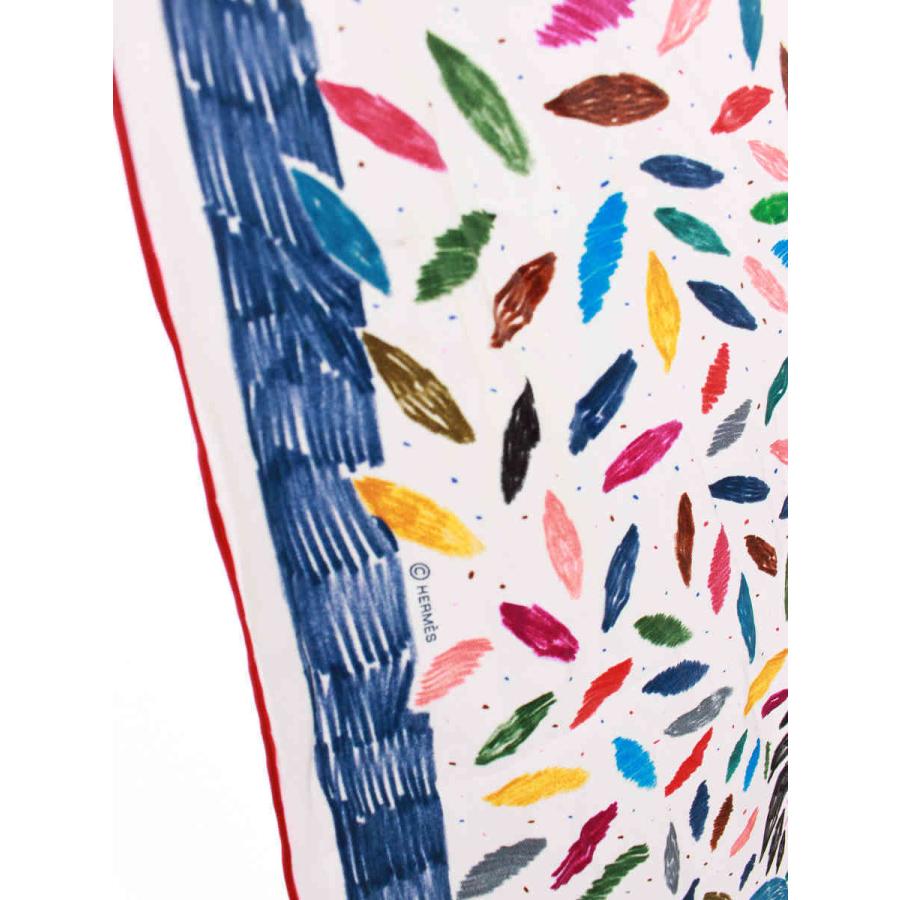 エルメス スカーフ カレ90 Chacun fait son nid それぞれの巣作り 16AW