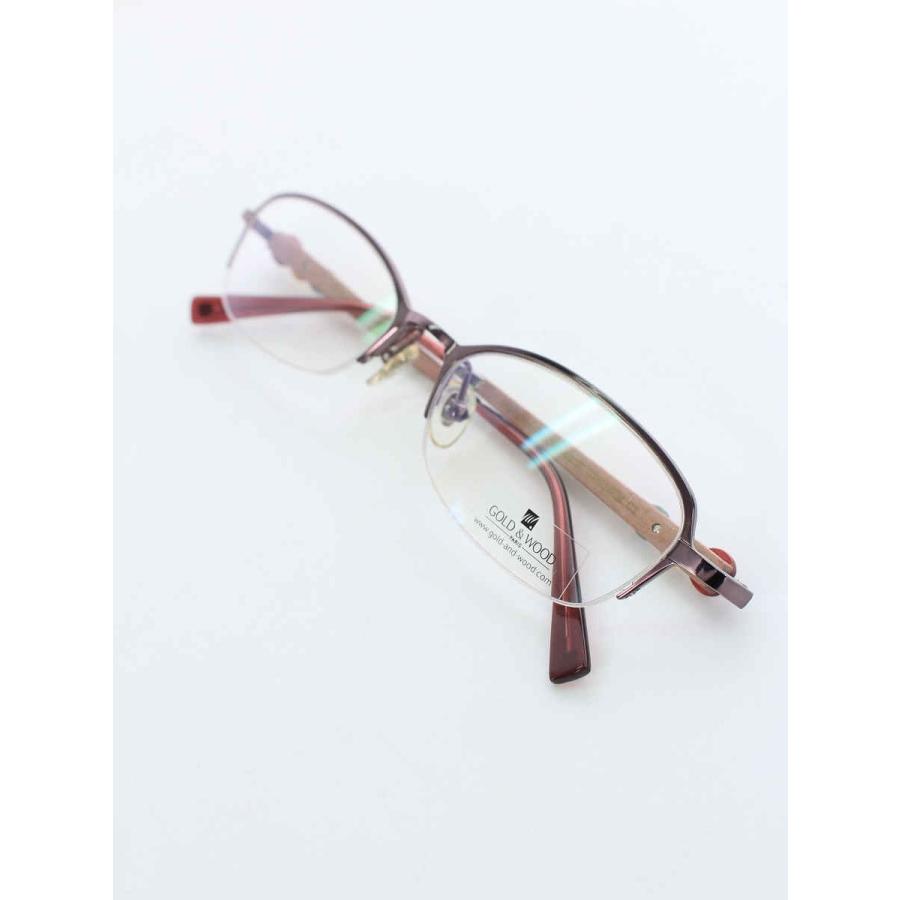 Gold Wood ゴールドアンドウッド メガネ Gw 21w38 C3 ウッドフレーム ハーフリム スクエア ドット h ブランドショップ ビープライス 通販 Yahoo ショッピング