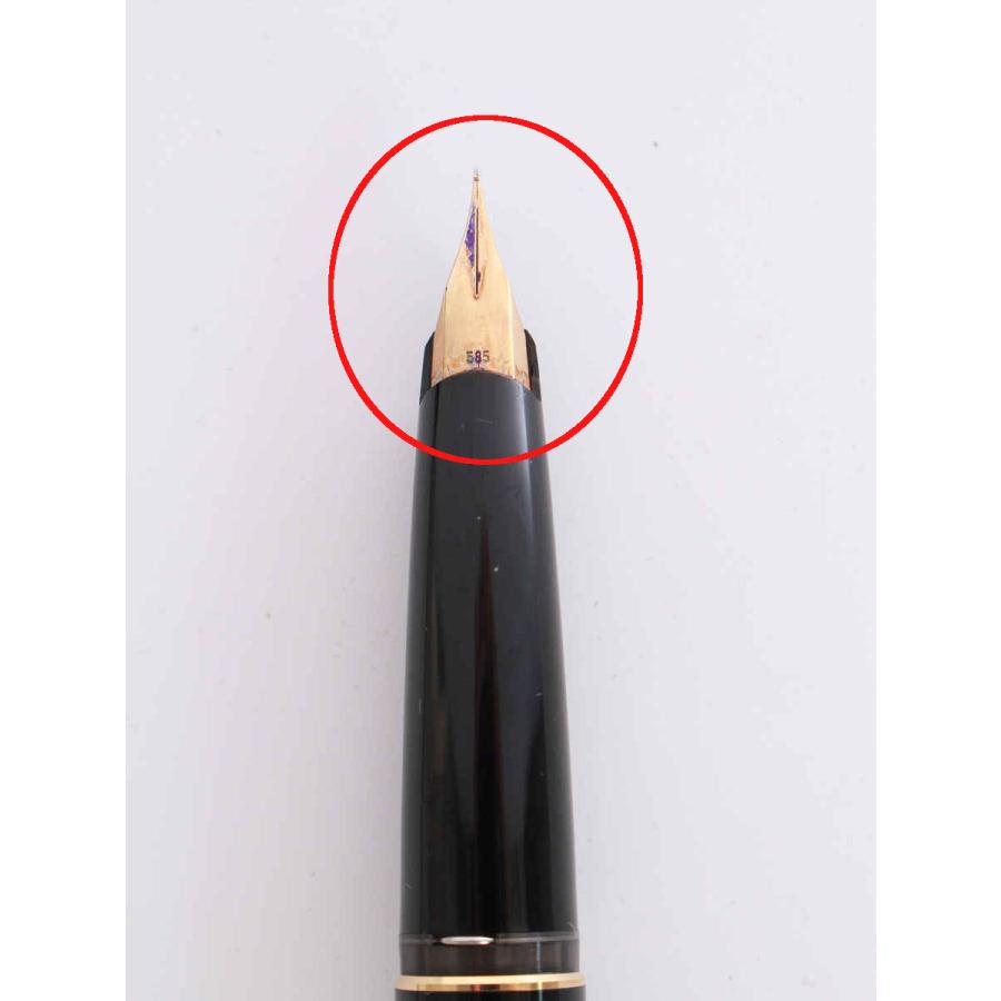 MONTBLANC/モンブラン No.320 万年筆 585/14K ブラック/ゴールド ヴィンテージ SH450 MONTBLANC（モンブラン） 万年筆 NO320 クラシック 585 EF : ブランド