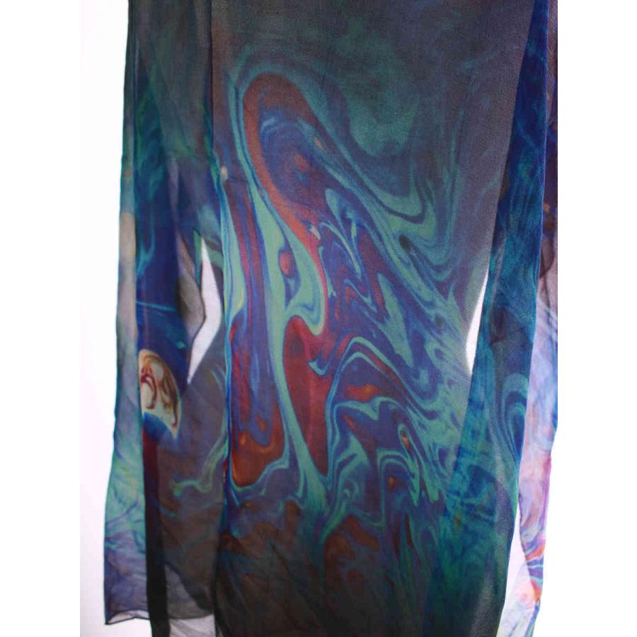 discord Yohji Yamamoto シルク スカーフ Yohji Yamamoto ディスコード ヨウジヤマモト スカーフ シルク