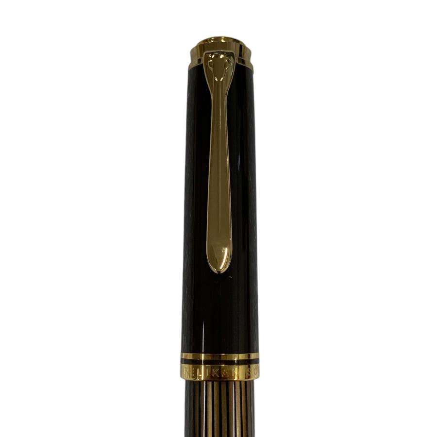 ペリカン スーベレーン M800 万年筆 ブラウン 18C 茶縞 特別生産品