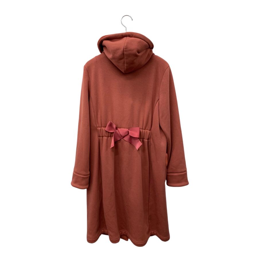 エムズグレイシー 214608 コート 40 オレンジ 裏ボア フード付き