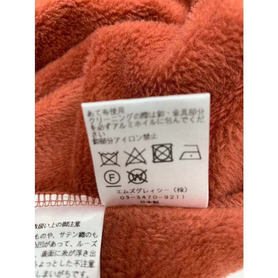 エムズグレイシー 214608 コート 40 オレンジ 裏ボア フード付き