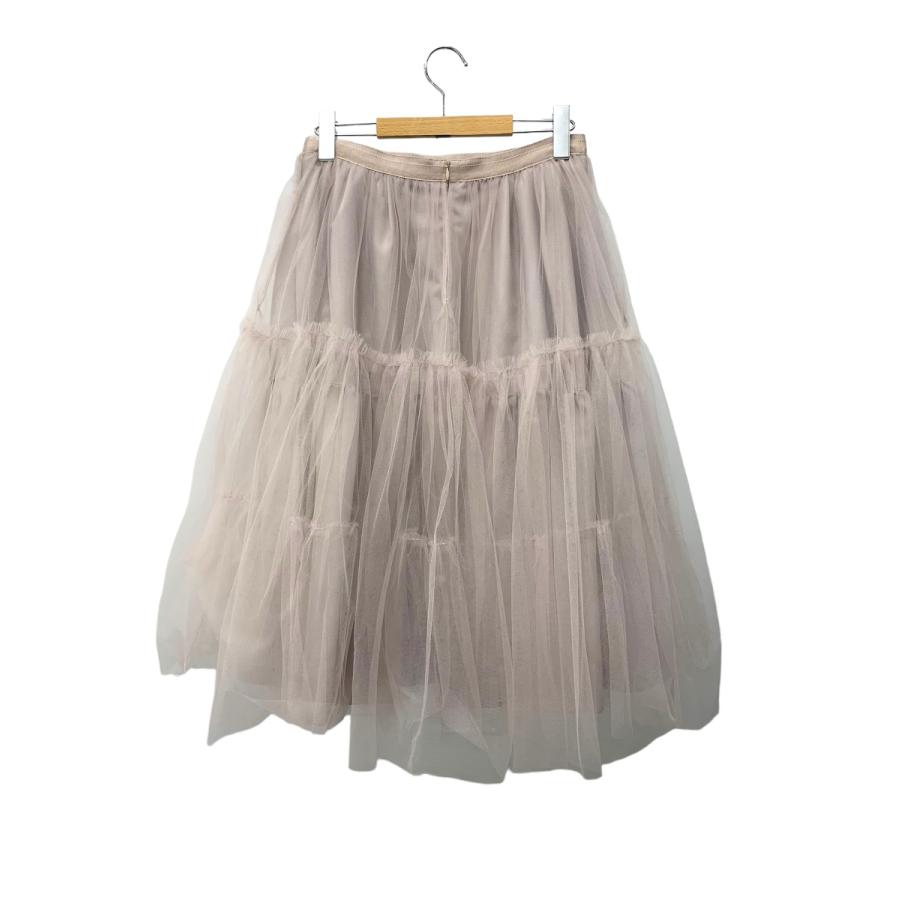 ⭐︎タグ付き⭐︎ ボリュームストライプチュールスカート　推し　ディズニー ランダムヘムチュールスカート/earth music&ecology（アース