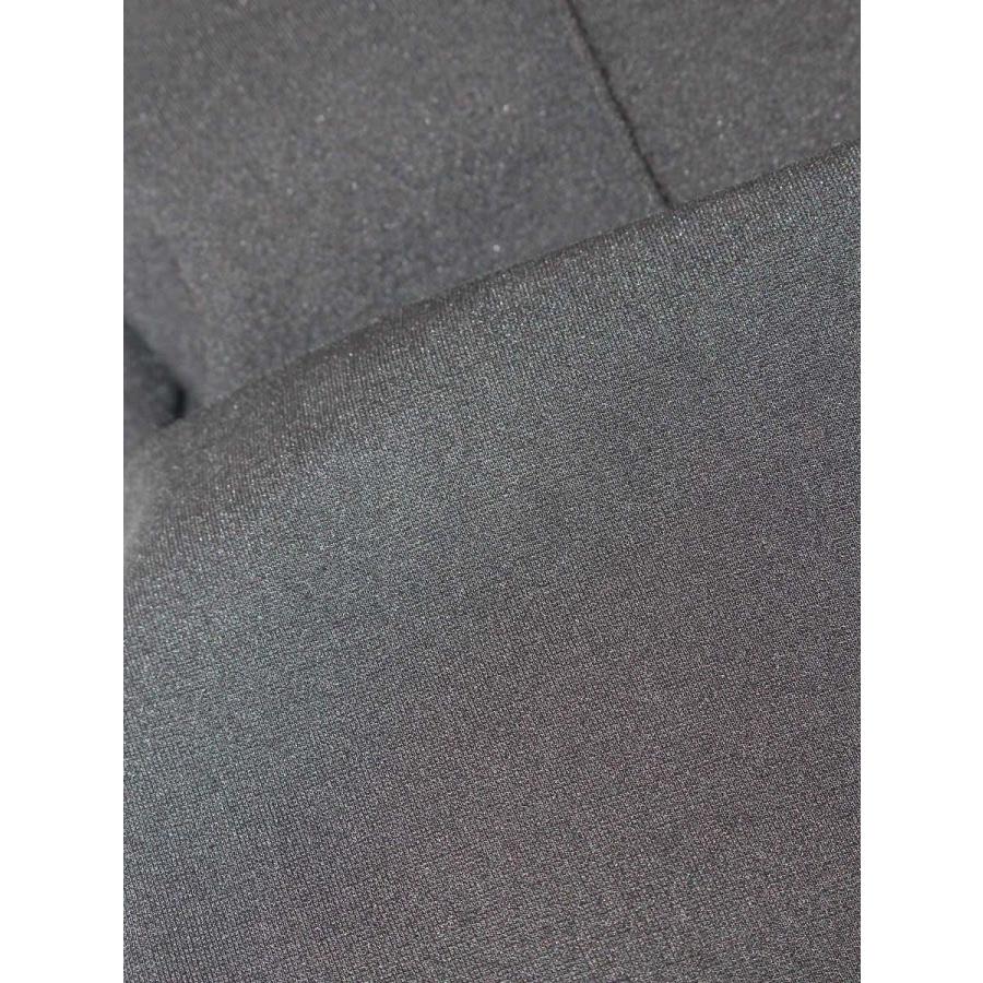 エムズグレイシー 216108 パンツ 38 ブラック クロップド サイドジップ