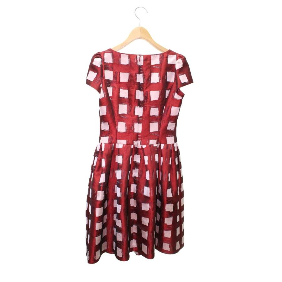 エムズグレイシー Check Jacquard Dress 811525 ワンピース 36 エムズグレイシー Check Jacquard Dress 811525 ワンピース 36
