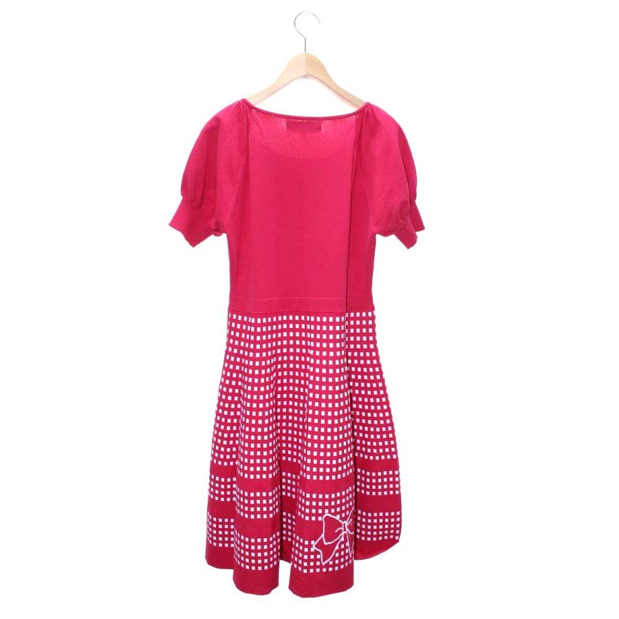 エムズグレイシー フィット＆フレアニット 018338 ワンピース 40