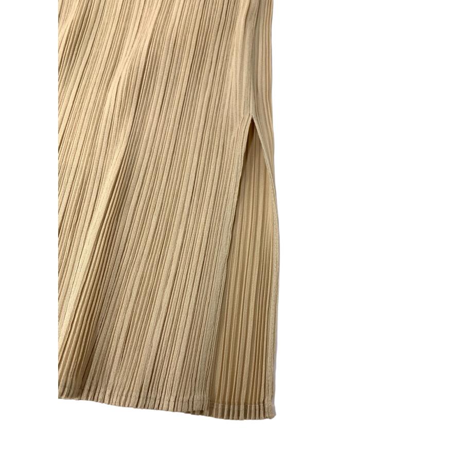 プリーツプリーズ 半袖ジャケット ベージュ　3 イッセイミヤケ PLEATS PLEASE 美品 24AW プリーツプリーズ イッセイミヤケ