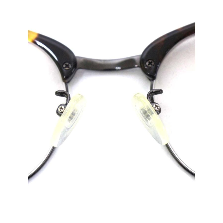 モスコット YUKEL メガネ ブラウン マーブル IT0NJ0P7781S : ブランド  