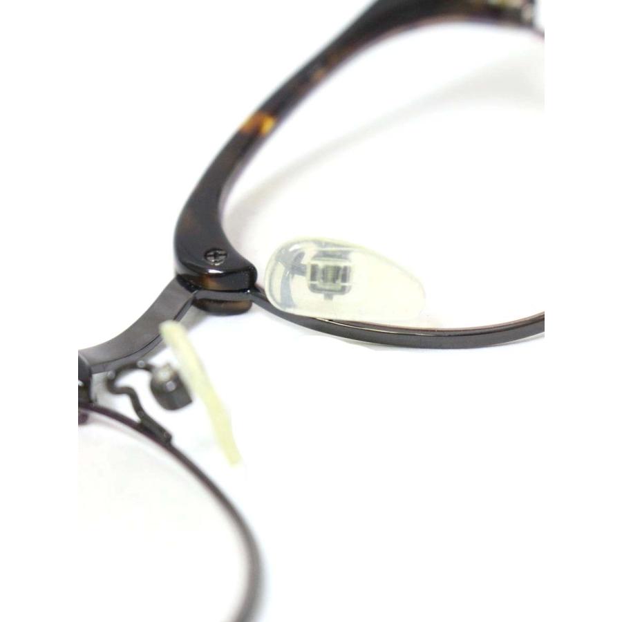 モスコット YUKEL メガネ ブラウン マーブル IT0NJ0P7781S : ブランド  