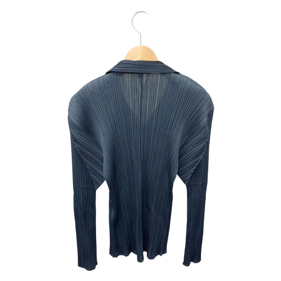 プリーツプリーズイッセイミヤケ PP13-JJ505 ブラウス 4 ネイビー