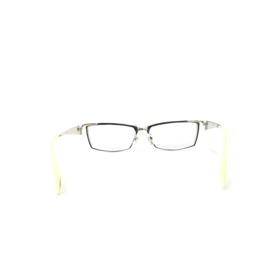 サムライ翔 SS-J214 メガネ シルバー/ホワイト メタルフレーム