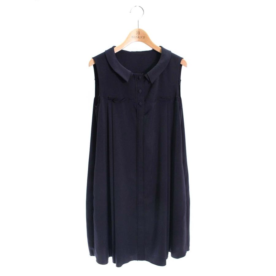 フォクシーニューヨーク パウダーワンピース 31913 38 ネイビー  