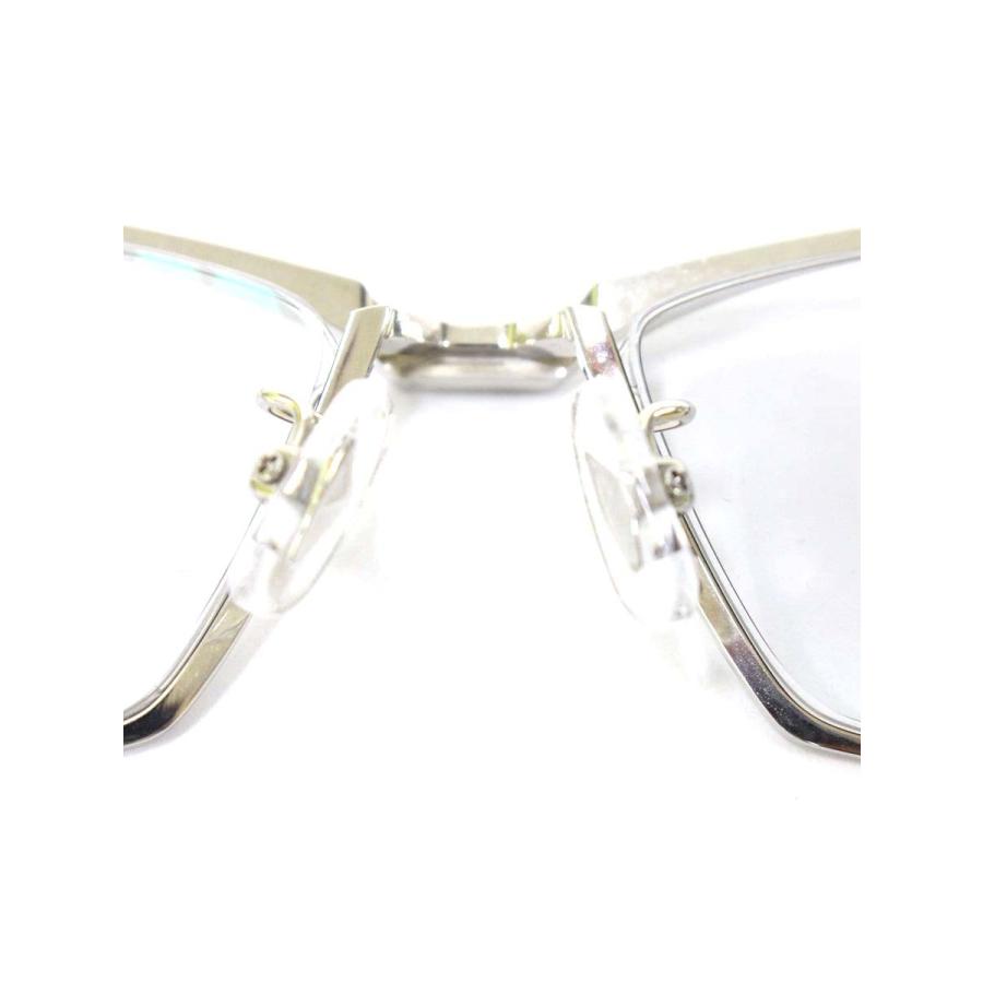 サムライ翔 SS-J33 メガネ シルバー/ブラック メタルフレーム スクエア  