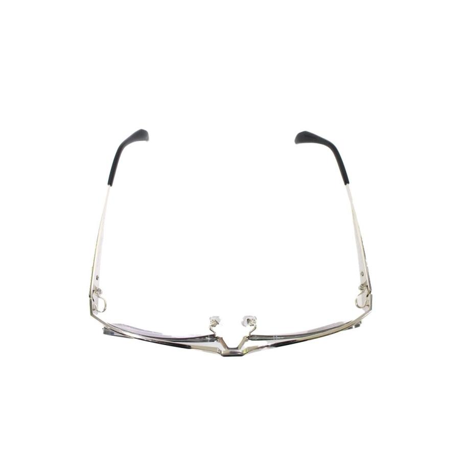 サムライ翔 SS-J33 メガネ シルバー/ブラック メタルフレーム スクエア  