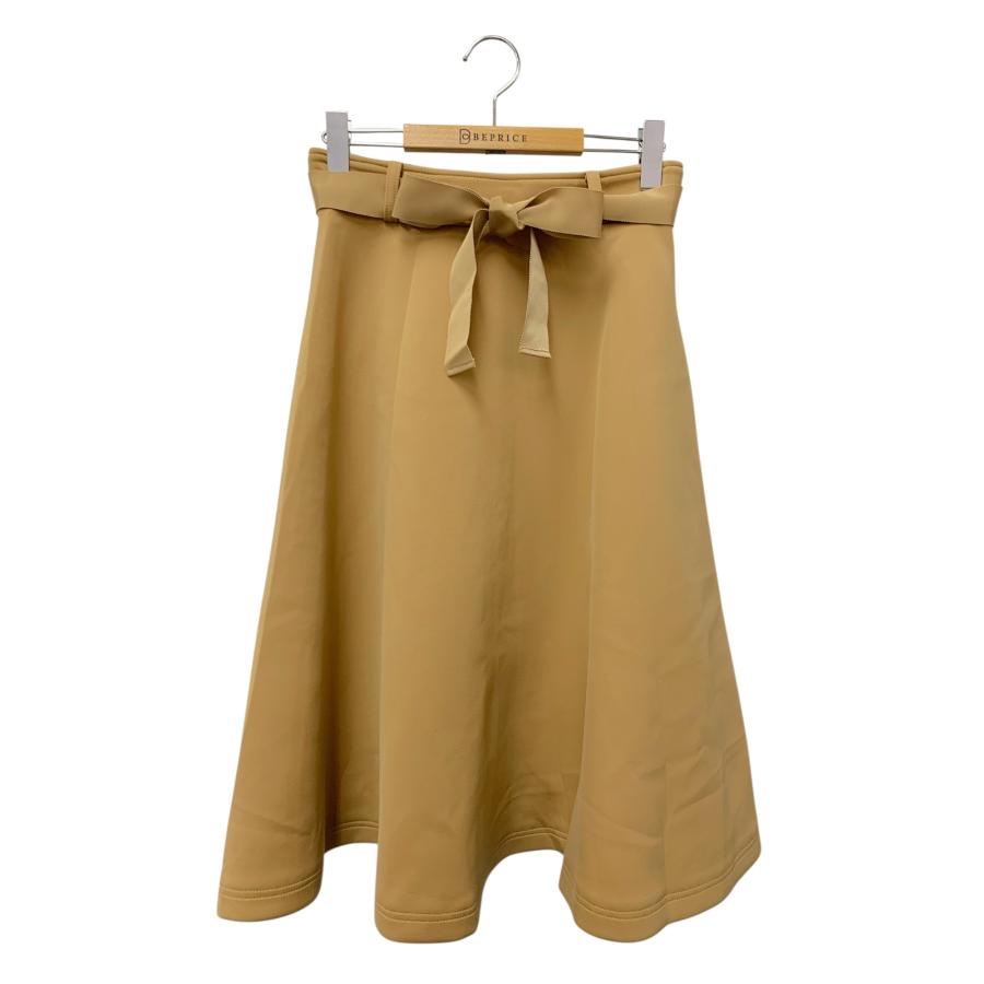 M's GRACY フレアスカート❤️38（M） エムズグレイシー 0172 スカート 38 ブラウン タックフレア