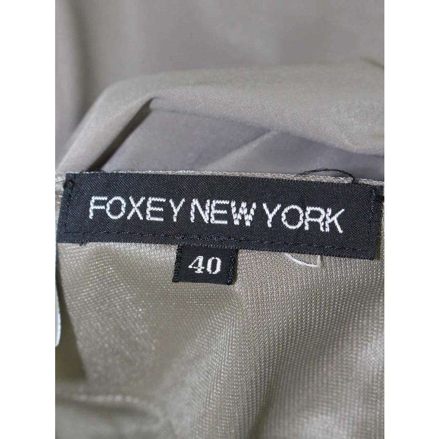 フォクシーニューヨーク Dress 24520 ワンピース 40 カーキグリーン