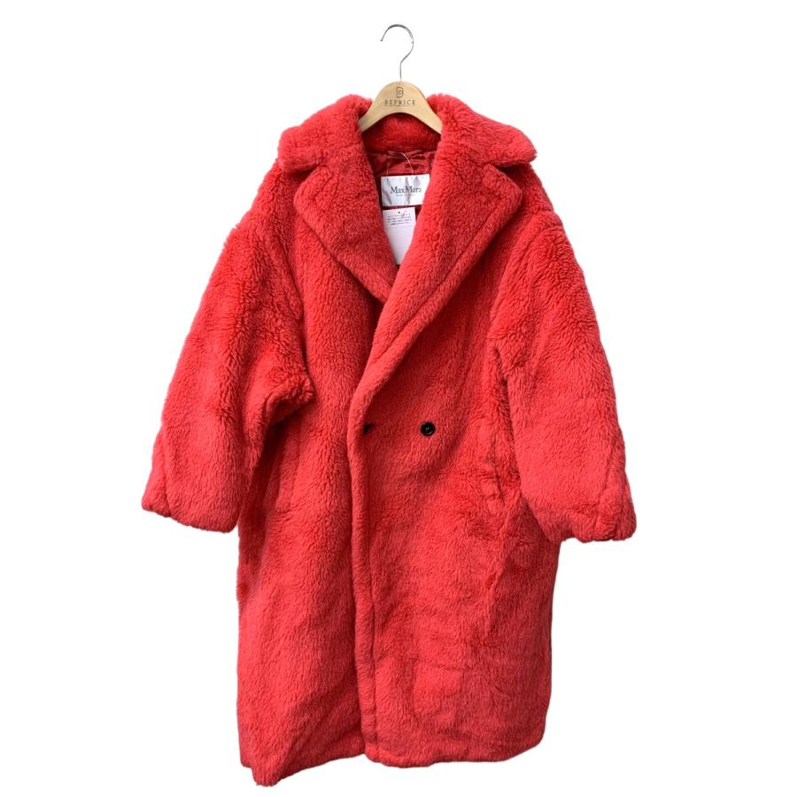 マックスマーラ テディベア 10160493 M レッド アイコン アルパカ