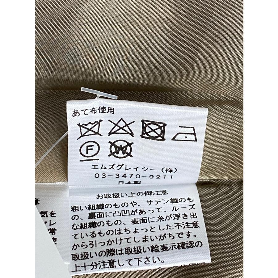 エムズグレイシー 011503 ワンピース 36 ベージュ カメリアモチーフ