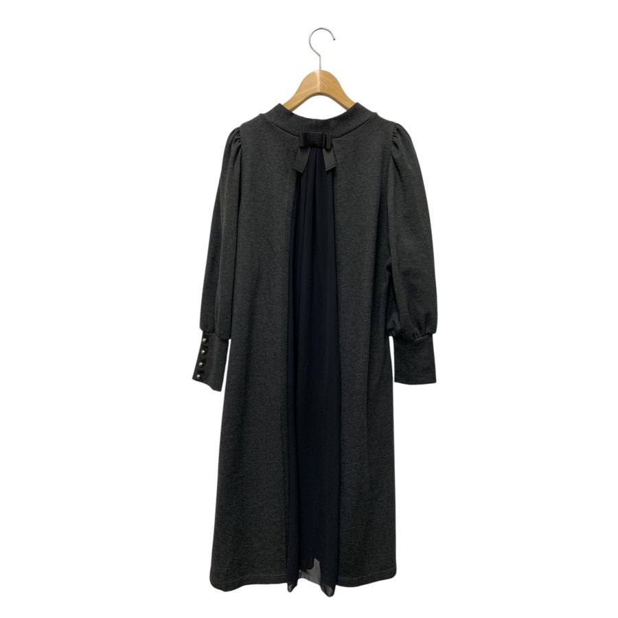 エムズグレイシー ベロア調フード付きジャケット リボン エムズグレイシー ベロア調フード付きジャケット リボン M'S GRACYの