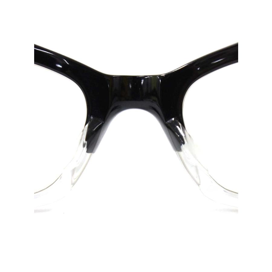 エフェクター jack ジャック メガネ ブラック/クリア セルフレーム