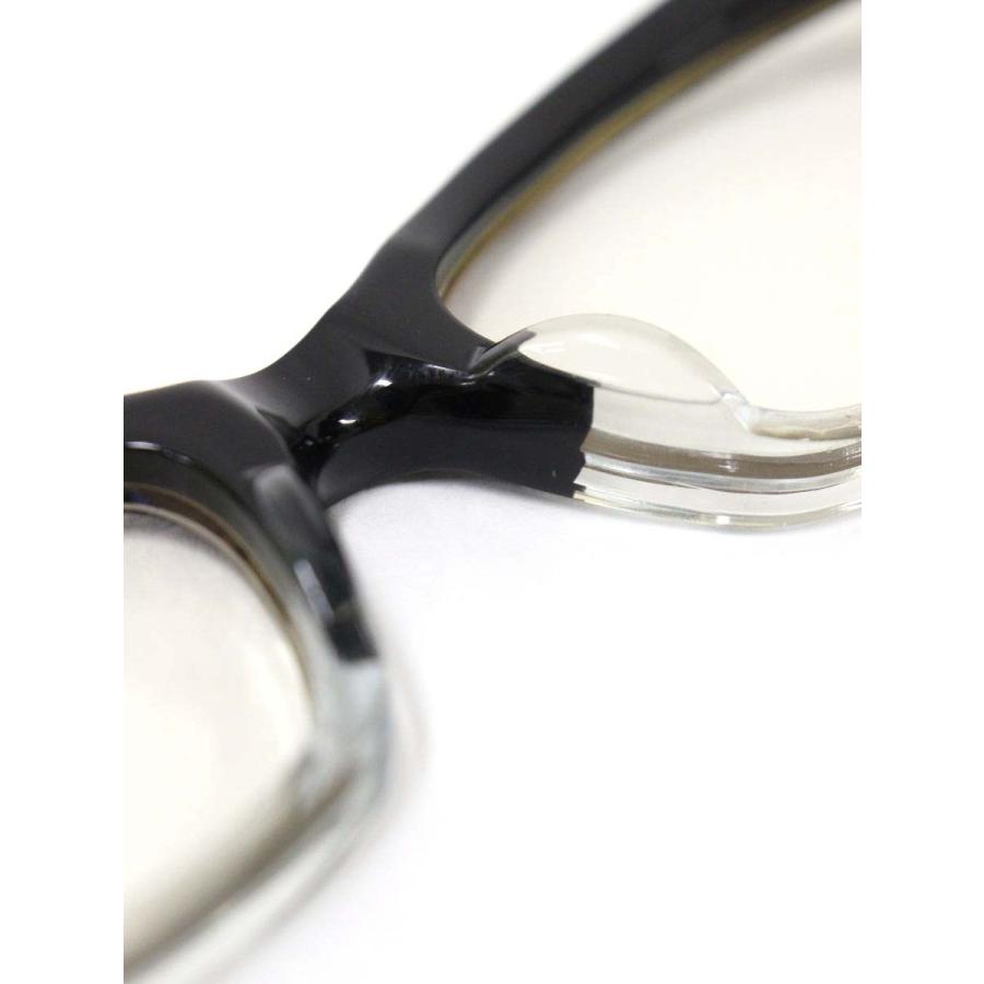 エフェクター jack ジャック メガネ ブラック/クリア セルフレーム