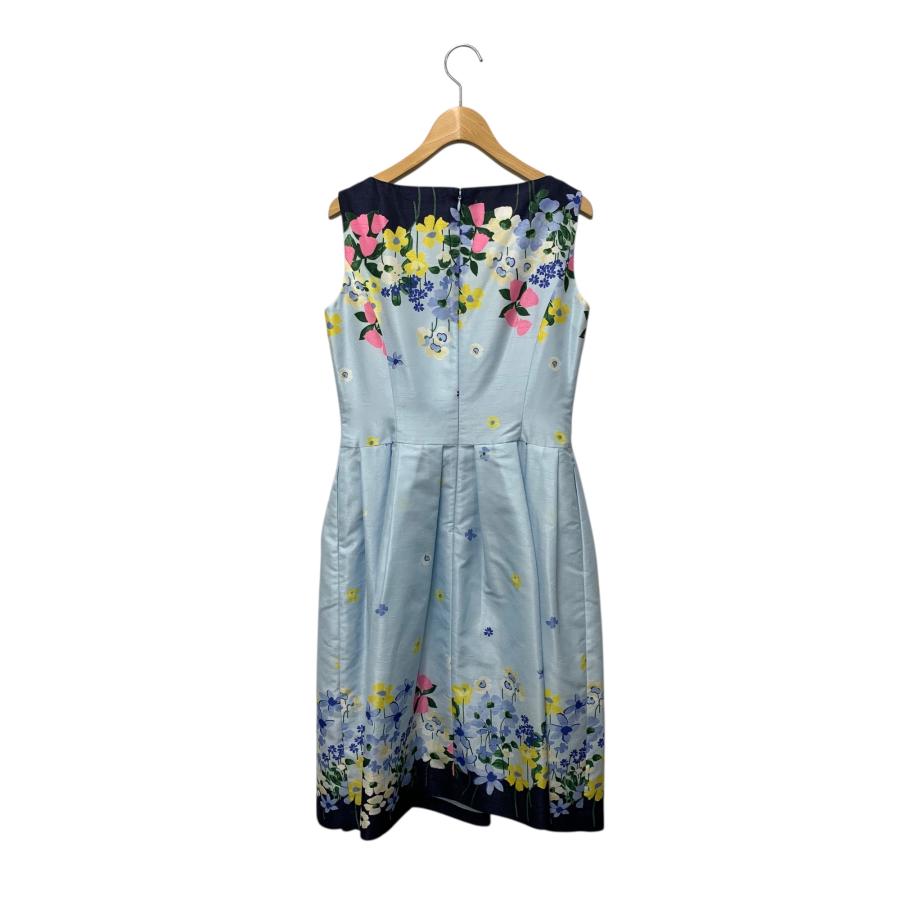 エムズグレイシー カラフルフラワープリントドレス ブルー38 エムズグレイシー 211310 ワンピース 38 ブルー フラワープリント