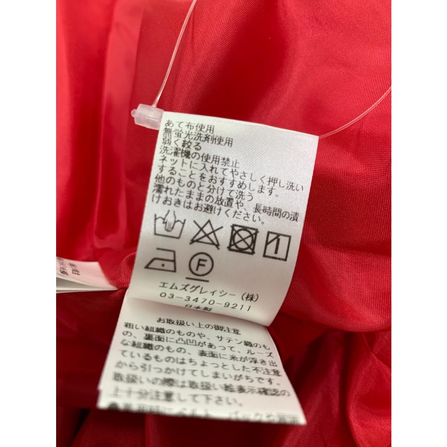 エムズグレイシー　ワンピース　リボン柄　36 エムズグレイシー 411354 ワンピース 36 レッド リボン ラメ 花