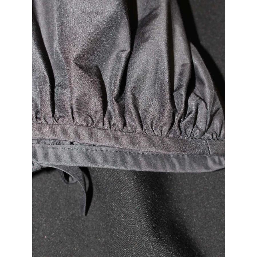M'S GRACY*パール付き異素材カットソー エムズグレイシー 015107 カットソー 38 ブラック 異素材ミックス
